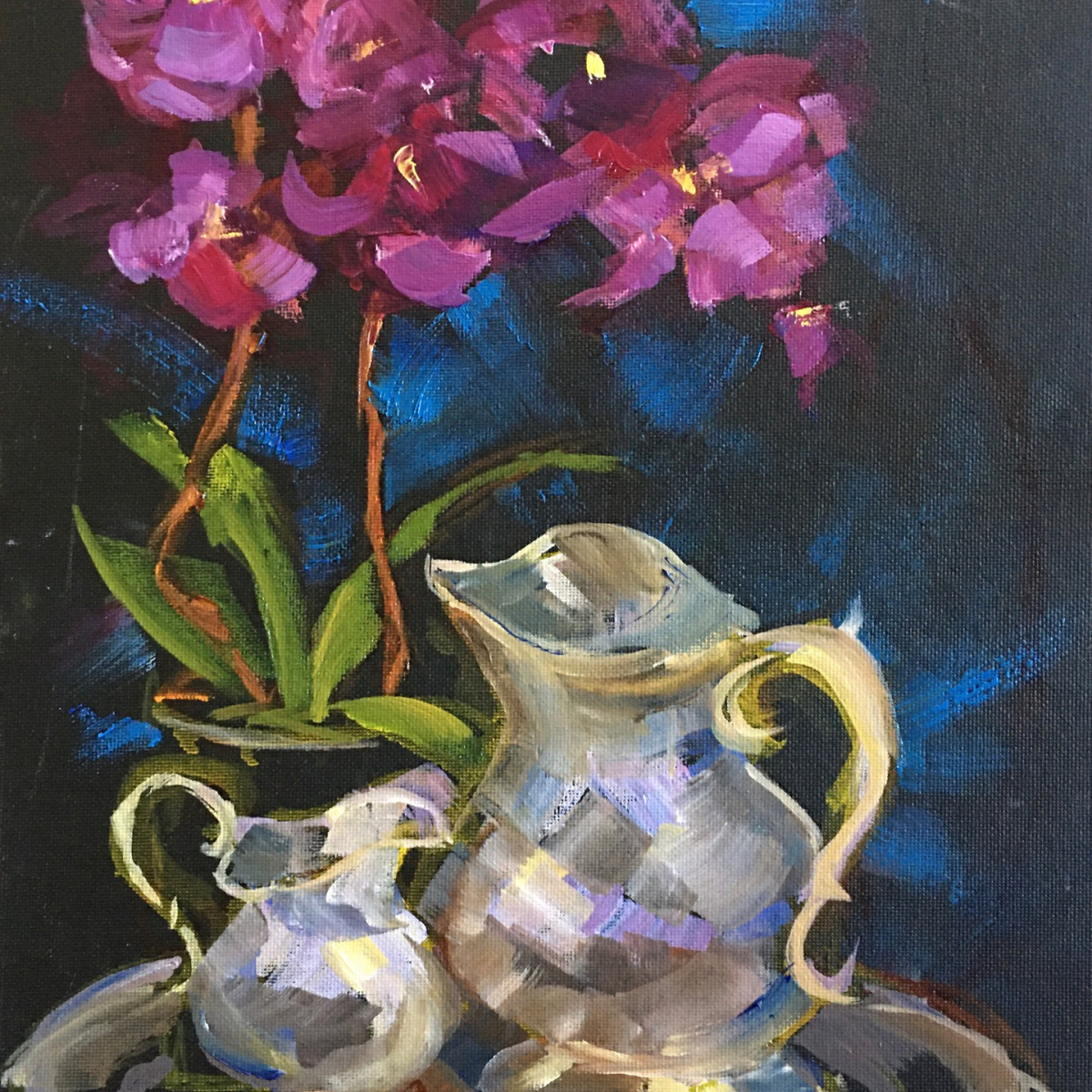 Orchids and Silver